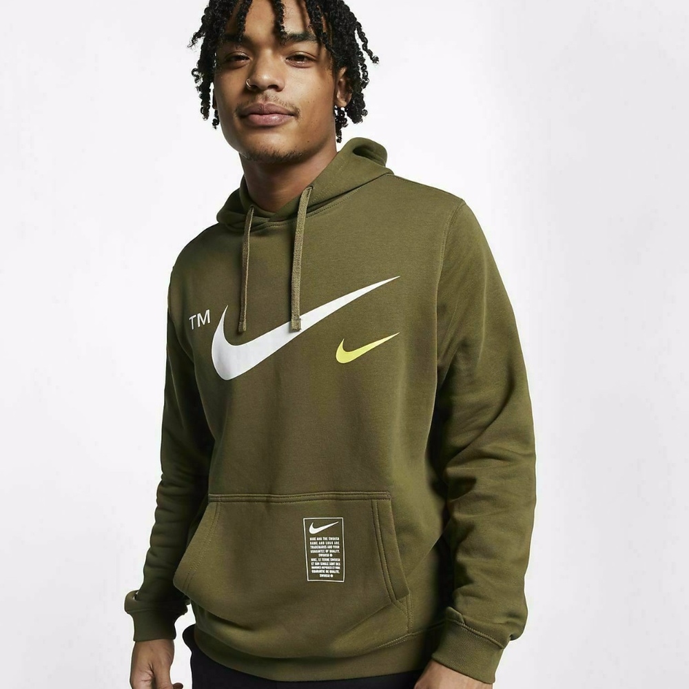 NIKE SPORTSWEAR NSW CLUB MICROBRANDING HOODIE - Picture 1 of 6